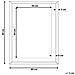 Decorazione Da Parete Con Cornice 60 X 80 Cm Grigio Hidmo - Foto miniatura 2