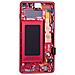 Schermo Lcd Originale Ricambio Completo Galaxy S10 Rosso - Foto miniatura 4