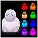 Luce Di Notte Per I Bambini Lampada Da Comodino Per I Bambini Lampada Scuola Materna Del Bambino Per Lallattamento Al Seno Sicuro Pausa Resistente Cura Degli Occhi Luminosit Regolabile E Colori Touch Control Bambino Regalo Camera Da Letto (hippo) - Foto miniatura 4