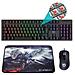 Hiditec Combo Gaming Gk400 Tecl+rat+alfombrilla - Foto miniatura 1