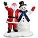 Babbo Natale Con Pupazzo Di Neve Lemax Decorazione Natale Multicolore - Foto miniatura 2