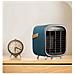Termoventilatore Elettrico in Ceramica Design Retrò Verde - Foto miniatura 5