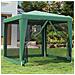 Tenda Per Feste Con 4 Pareti In Rete Verde 2,5x2,5 M In Hdpe - Foto miniatura 1