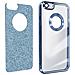 Cover Per Iphone 6 Plus E 6s Plus Glitter Amovibile Serie Protecam Spark Azzurra - Foto miniatura 5