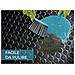Tappeto Rivestimento Pavimento Gommato Pvc Con Bolle Colore Nero Bollato 100x500 Floor Nero - Foto miniatura 5