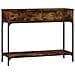 Tavolino Consolle Rovere Fumo 100x34,5x75cm Legno Multistrato - Foto miniatura 2