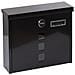 Chance E7104 Cassetta Postale In Acciaio, Formato M (din A4), Cassetta Della Posta Con Serratura Coperta E Portanome, Facile De Montare, Nero - Foto miniatura 1