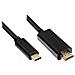 Alcasa Gc-m0101 Cavo E Adattatore Video 2 M Hdmi Tipo A (standard) Usb Tipo-c Nero - Foto miniatura 1