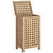 Cesto Del Bucato 35x25x60 Cm In Legno Massello Di Teak - Foto miniatura 2