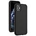 Cover Per Iphone 11 Rigida Ed Elegante In Silicone Soft Touch, Nero - Foto miniatura 2