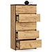 Cassettiera K60, 5 cassetti, 60x40x121 cm, Colore Quercia Craft - Foto miniatura 2