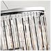 Lampadario Contemporaneo Piper Acciaio Cromo Lucido Grande 6 Luci E14 - Foto miniatura 3