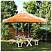 Tenda Da Festa Pieghevole Pop-up Arancione 292x292x315 Cm - Foto miniatura 8