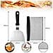 Set Di Strumenti Per Barbecue In Acciaio Inossidabile Con Spatola Per Piastra Da 14 Pezzi - Foto miniatura 4