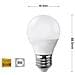 Lampadina Led 8w Lampadine A Sfera Luce Calda E27 8 W G45 - Foto miniatura 1