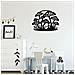 Elegante Decorazione Murale In Metallo A Forma Di Fungo Nera 43x33 Cm Per Interni - Foto miniatura 5