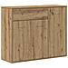 Credenza Rovere Artigianale 88x30x70 Cm In Legno Multistrato - Foto miniatura 2
