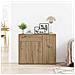 Credenza Rovere Artigianale 88x30x70 Cm In Legno Multistrato - Foto miniatura 3