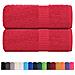 Asciugamani Per Sapone 2 Pz Rossi 30x30 Cm 360 G/m 100% Cotone - Foto miniatura 2