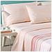 Completo Lenzuola Atlanta In Cotone Colore Rosa Misura Matrimoniale - Foto miniatura 2
