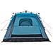 Tenda da Campeggio Cabina 4 Persone Blu a Rilascio Rapido - Foto miniatura 5