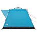Tenda da Campeggio Cabina 4 Persone Blu a Rilascio Rapido - Foto miniatura 6