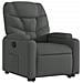 Poltrona Alzapersona Reclinabile Grigio Scuro in Tessuto - Foto miniatura 4