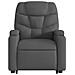 Poltrona Alzapersona Reclinabile Grigio Scuro in Tessuto - Foto miniatura 9