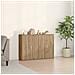 Sideboards 2 pcs Rovere artigianale 60x31x84 cm Legno ingegnerizzato - Foto miniatura 2