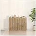 Sideboards 2 pcs Rovere artigianale 60x31x84 cm Legno ingegnerizzato - Foto miniatura 4