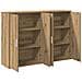 Sideboards 2 pcs Rovere artigianale 60x31x84 cm Legno ingegnerizzato - Foto miniatura 5