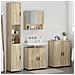 Set di mobili per il bagno 4 pcs rovere sonoma 61 x 35 x 64 cm - Foto miniatura 4