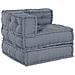 Cuscino Grigio 70 x 70 x 54 cm Poliestere - Foto miniatura 2