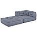 Cuscino Grigio 70 x 70 x 54 cm Poliestere - Foto miniatura 3