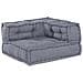 Cuscino Grigio 70 x 70 x 54 cm Poliestere - Foto miniatura 4