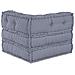 Cuscino Grigio 70 x 70 x 54 cm Poliestere - Foto miniatura 6