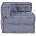 Cuscino Grigio 70 x 70 x 54 cm Poliestere - Foto miniatura 7