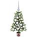 Albero di Natale con 150 LED con supporto Verde 65 cm PE - Foto miniatura 3