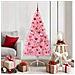 Albero di Natale artificiale con luci integrate Rosa 150 cm PVC - Foto miniatura 2