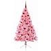 Albero di Natale artificiale con luci integrate Rosa 150 cm PVC - Foto miniatura 4