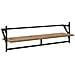 Set mensole da parete 6 pcs Rovere artigianale 100 x 25 x 30 cm - Foto miniatura 7