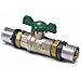 Valvola A Sfera Pressfitting 20mm Con Maniglia A Leva Verde - Foto miniatura 1