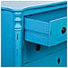 Cassettiera In Legno Laccato Blu Invecchiato, 4 Cassetti 100x40x90h Cm - Foto miniatura 6