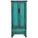 Armadio In Legno Blu 60x35x140h Cm - Foto miniatura 2