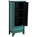 Armadio In Legno Blu 60x35x140h Cm - Foto miniatura 5