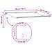 Struttura della tenda elettrica retrattile Antracite 3 x 2 m - Foto miniatura 8