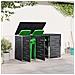 Stoccaggio contenitore a ruote Antracite 207 x 77,5 x 112,5 cm - Foto miniatura 4