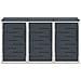 Stoccaggio contenitore a ruote Antracite 207 x 77,5 x 112,5 cm - Foto miniatura 7