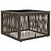 Set Divano da Giardino 11 pcs Grigio polyrattan - Foto miniatura 5