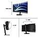34B2N3500C / 00 Monitor PC 86,4 cm (34") 3440 x 1440 Pixel Wide Quad HD LCD Nero - Foto miniatura 5